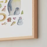 "P is for penguin" - Art Print in P is for penguin by Anastasia Semanina - Frame Close-up