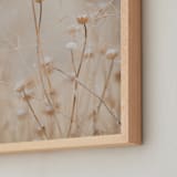 "winter thistle no.1" - Art Print in vintage by Crystal Lynn Collins - Frame Close-up