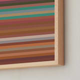 "Grapefruits by the Seaside" - Art Print in Grapefruit by AMANDA LOMAX - Frame Close-up