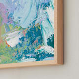 "On Cloud Nine" - Art Print in Cloud by Jenny Partrite - Frame Close-up