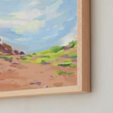 "Sonoma Coast" - Art Print in Sand by sue prue - Frame Close-up