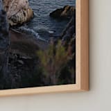 "Shell Beach no. 1" - Art Print in Sunset by Krissy Bengtson - Frame Close-up