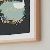 "little duck pond" - Art Print in Twilight by Karidy Walker - Frame Close-up