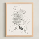 "Volatile N.1" - Art Print in Ivory by Catilustre - Framed