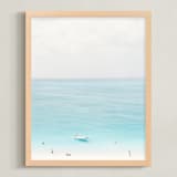 "Island Time 2" - Art Print in Sea by Lindsay Madden - Framed