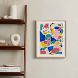 "Primario" - Art Print in White by FERNANDA MARTINEZ - In a Room