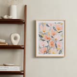 "Speckled Garden" - Art Print in White by Whitney Rainsdon - In a Room