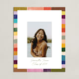"Colorful Tiles: Portrait Framed Photo" - Framed Photo in Olive by Sierra Lee - Unframed