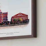 "Your Campus: Portrait Orientation Custom Print" - Custom Print in Paper by Minted - Frame Close-up