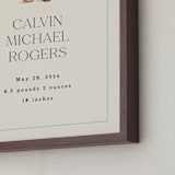 "Baby's Bear: Custom Print" - Custom Print in Frost by Becky Nimoy - Frame Close-up