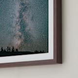 "Light In The Darkness" - Art Print in Night Sky by Rob Wilson - Frame Close-up