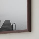 "The Edge" - Art Print in Light Grey by Jennifer Morrow - Frame Close-up