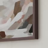 "Earthy Cascade II" - Art Print in Tan by Melanie Severin - Frame Close-up