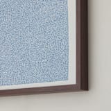 "Vibes" - Art Print in Rich Blue by Emily Kariniemi - Frame Close-up