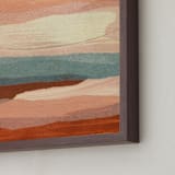 "tissue desert" - Art Print in Rust by Carrie Moradi - Frame Close-up