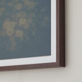 "Dusted Daisies" - Art Print in Cloud by Baumbirdy - Frame Close-up