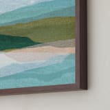 "Over the Pass 1" - Art Print in Sky by Carrie Moradi - Frame Close-up