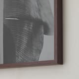 "rainforest leaf" - Art Print in steel grey by Alicia Abla - Frame Close-up