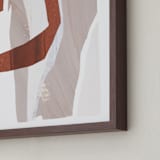 "Valentina 2" - Art Print in Desert Sunset by Jennifer Daily - Frame Close-up