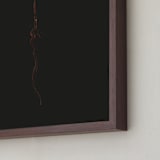 "Seedling Elm II" - Art Print in Deep Elm by Andrew McClintock - Frame Close-up