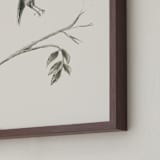 "Birds II" - Art Print in Sand by Teju Reval - Frame Close-up