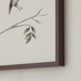 "Birds II" - Art Print in Sand by Teju Reval - Frame Close-up