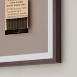 "Famous Food Black" - Art Print in Barbeque Black by Andrew McClintock - Frame Close-up
