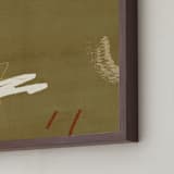 "Room 3 I" - Art Print in Earth Brown by Shiho Whitehead - Frame Close-up