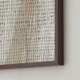 "Rhythm Disrupted" - Art Print in Muted Walnut by Luci Power - Frame Close-up