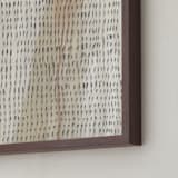 "Rhythm Disrupted" - Art Print in Muted Walnut by Luci Power - Frame Close-up