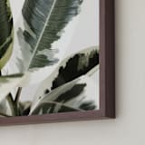 "Jack" - Art Print in variegated green by Kristi Jackson - Frame Close-up
