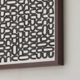"Language" - Art Print in Graphite Stick by Emily Kariniemi - Frame Close-up