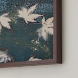 "Reverie ll" - Art Print in Lake Teal by Courtney Crane - Frame Close-up