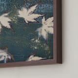 "Reverie ll" - Art Print in Lake Teal by Courtney Crane - Frame Close-up