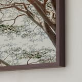 "Tapestry II" - Art Print in Woodland Green by Alicia Abla - Frame Close-up