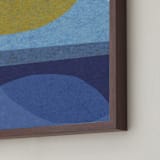"tissue mounds" - Art Print in sun and moon by Carrie Moradi - Frame Close-up