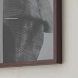 "rainforest leaf" - Art Print in steel grey by Alicia Abla - Frame Close-up