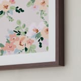 "Park Visit" - Art Print in Cheeks by Petra Kern - Frame Close-up