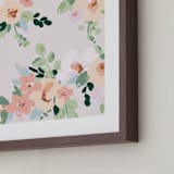 "Park Visit" - Art Print in Cheeks by Petra Kern - Frame Close-up