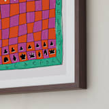 "Colorful Chess" - Art Print in Tropical by Simona Camp - Frame Close-up