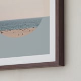 "Endless Horizon" - Art Print in White by Kimberly Young - Frame Close-up