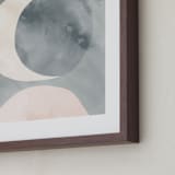 "Spring Moon" - Art Print in Night Sky by Iveta Angelova - Frame Close-up