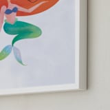 "Under The Sea With Ariel from Disney's The Little Mermaid" - Personalized Art Print in Starfish by Lori Wemple - Frame Close-up