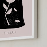 "Enchanted Disney Beauty And The Beast" - Personalized Art Print in Petal by Robin Ott - Frame Close-up