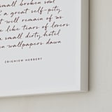 "Custom Quotes" - Custom Print in Rustique by Minted - Frame Close-up