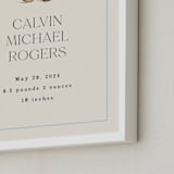 "Baby's Bear: Custom Print" - Custom Print in Frost by Becky Nimoy - Frame Close-up