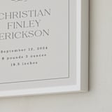 "Baby's Boat: Custom Print" - Custom Print in Sailor by Stephanie Hawkes - Frame Close-up