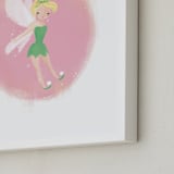 "Tink Flies" - Art Print in Blush by Itsy Belle Studio - Frame Close-up