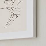 "Tinkerbell's Magic" - Art Print in Cream by Teju Reval - Frame Close-up