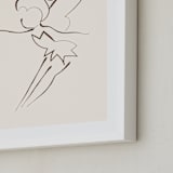 "Tinkerbell's Magic" - Art Print in Cream by Teju Reval - Frame Close-up